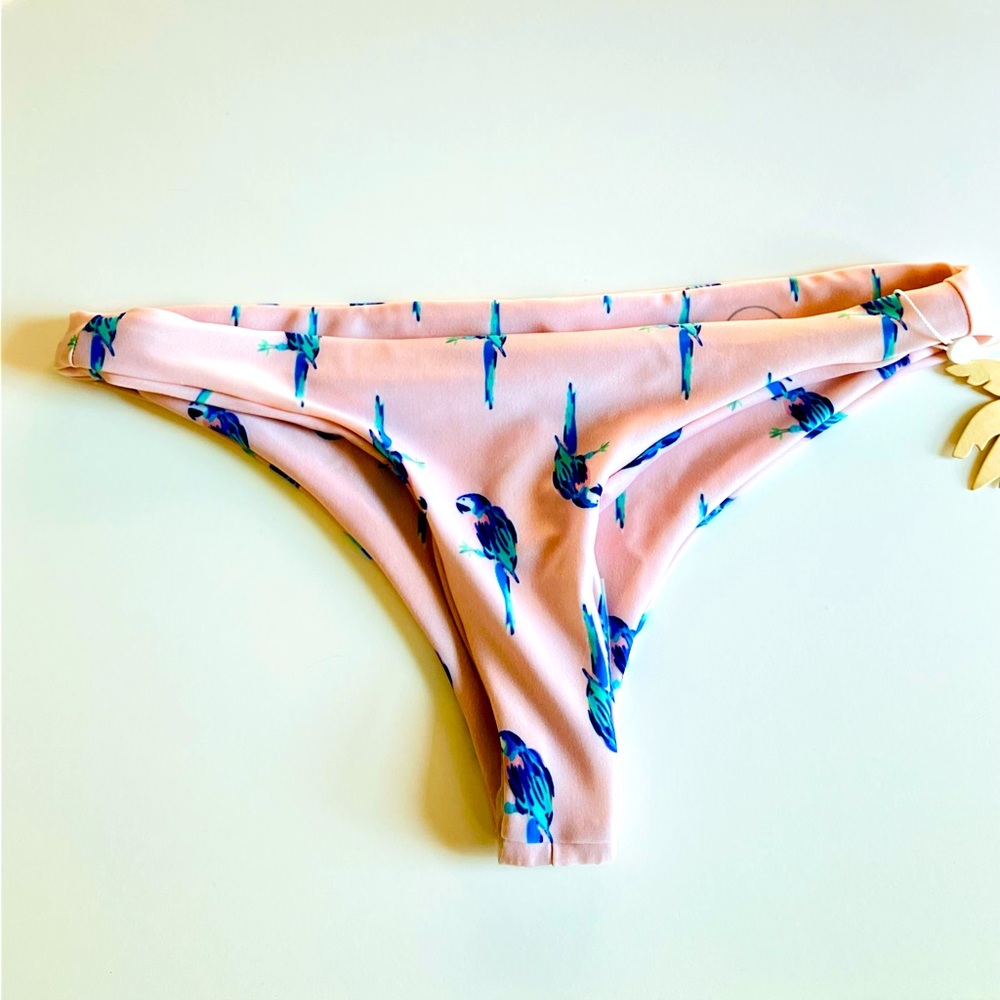 NEW macaw parrot print California bettinis bikinis